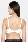 Clovia Single Layered Non Wired Full Coverage T-Shirt Bra - White — thumbnail 4