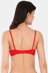 Clovia Double Layered Non Wired Medium Coverage T-Shirt Bra - Red — thumbnail 4