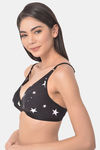 Clovia Double Layered Non Wired Basic Bra - Black — thumbnail 3