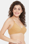 Clovia Double Layered Non Wired Full Coverage Maternity / Nursing Bra - Beige — thumbnail 2