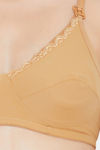 Clovia Double Layered Non Wired Full Coverage Maternity / Nursing Bra - Beige — thumbnail 5