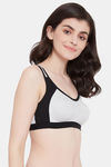 Clovia Double Layered Non Wired Full Coverage Push-Up Bra - Grey — thumbnail 2