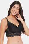 Clovia Padded Non Wired Full Coverage Bralette - Black — thumbnail 2