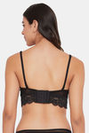 Clovia Padded Non Wired Full Coverage Bralette - Black — thumbnail 4