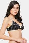 Clovia Double Layered Non Wired Medium Coverage Bra - Black — thumbnail 2