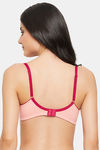 Clovia Lightly Padded Non Wired Medium Coverage T-Shirt Bra - Peach — thumbnail 4