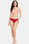 Clovia Lightly Padded Non-Wired T-Shirt Bra - Peach — thumbnail 5