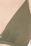 Clovia Double Layered Non-Wired T-Shirt Bra - Olive — thumbnail 7