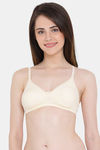 Clovia Padded Non Wired Full Coverage T-Shirt Bra - Beige — thumbnail 1