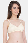 Clovia Padded Non Wired Full Coverage T-Shirt Bra - Beige — thumbnail 2