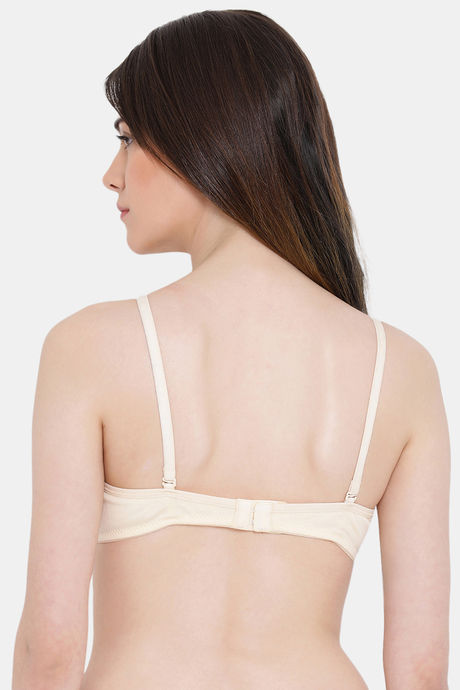 Clovia Padded Non Wired Full Coverage T-Shirt Bra - Beige — image 4