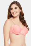 Clovia Lightly Padded Regular Wired Medium Coverage T-Shirt Bra - Peach — thumbnail 2