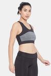 Clovia Lightly Padded Non Wired Full Coverage Super Support Bra - Grey — thumbnail 2