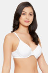 Clovia Padded Wired Medium Coverage Push Up Bra - White — thumbnail 2