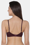 Clovia Padded Non Wired Full Coverage T-Shirt Bra - Purple — thumbnail 4