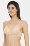 Clovia Padded Non Wired Full Coverage T-Shirt Bra - Nude — thumbnail 3