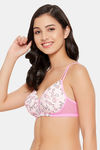 Clovia Padded Non Wired Full Coverage T-Shirt Bra - White — thumbnail 3