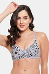 Clovia Double Layered Non Wired Full Coverage T-Shirt Bra - Grey — thumbnail 6