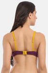 Clovia Double Layered Non Wired Medium Coverage Basic Bra - Purple — thumbnail 4