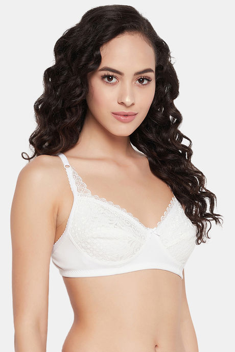 Clovia Double Layered Non Wired Full Coverage T-Shirt Bra - White — image 2