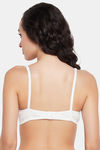 Clovia Double Layered Non Wired Full Coverage T-Shirt Bra - White — thumbnail 4