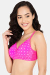 Clovia Padded Non Wired Full Coverage T-Shirt Bra - Pink — thumbnail 3