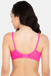 Clovia Padded Non Wired Full Coverage T-Shirt Bra - Pink — thumbnail 4