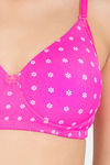 Clovia Padded Non Wired Full Coverage T-Shirt Bra - Pink — thumbnail 6