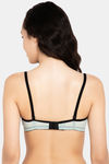 Clovia Padded Non Wired Full Coverage T-Shirt Bra - Black — thumbnail 4