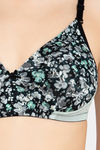 Clovia Padded Non Wired Full Coverage T-Shirt Bra - Black — thumbnail 6