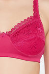 Clovia Padded Non-Wired Full Coverage T-Shirt Bra - Pink — thumbnail 5