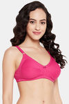 Clovia Padded Non-Wired Full Coverage T-Shirt Bra - Pink — thumbnail 2