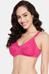 Clovia Padded Non-Wired Full Coverage T-Shirt Bra - Pink — thumbnail 3