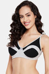 Clovia Padded Non-Wired Full Coverage T-Shirt Bra - Grey — thumbnail 3