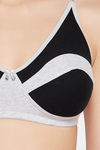 Clovia Padded Non-Wired Full Coverage T-Shirt Bra - Grey — thumbnail 5