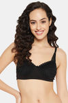 Clovia Double Layered Non Wired Full Coverage T-Shirt Bra - Black — thumbnail 1
