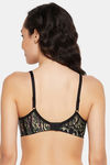 Clovia Padded Non Wired Full Coverage T-Shirt Bra - Black — thumbnail 4