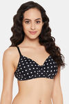 Clovia Padded Non Wired Full Coverage T-Shirt Bra - Black — thumbnail 3