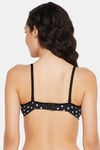 Clovia Padded Non Wired Full Coverage T-Shirt Bra - Black — thumbnail 4