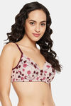 Clovia Padded Non Wired Full Coverage T-Shirt Bra - Pink — thumbnail 3