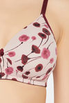 Clovia Padded Non Wired Full Coverage T-Shirt Bra - Pink — thumbnail 5