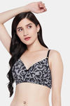 Clovia Padded Non Wired Full Coverage T-Shirt Bra - Grey — thumbnail 1