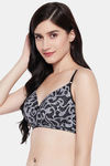Clovia Padded Non Wired Full Coverage T-Shirt Bra - Grey — thumbnail 2
