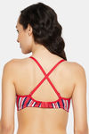 Clovia Padded Non Wired Full Coverage T-Shirt Bra - Red — thumbnail 5