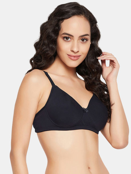 Clovia Padded Non Wired Full Coverage T-Shirt Bra - Blue — image 3