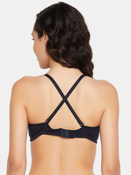 Clovia Padded Non Wired Full Coverage T-Shirt Bra - Blue — image 5