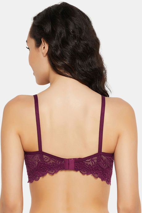 Clovia Padded Non Wired Full Coverage T-Shirt Bra - Purple — image 4