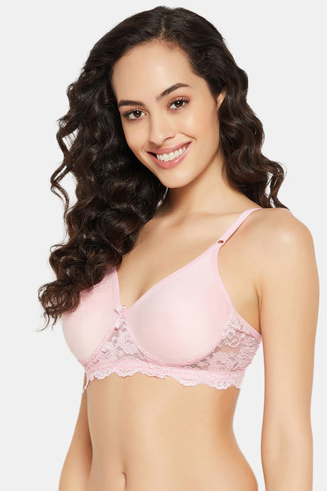 Clovia Padded Non Wired Full Coverage T-Shirt Bra - Pink — image 2