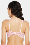 Clovia Padded Non Wired Full Coverage T-Shirt Bra - Pink — thumbnail 4