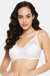Clovia Double Layered Non Wired Full Coverage T-Shirt Bra - White — thumbnail 1